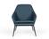 Modrest Esteban - Industrial Blue Eco - Leather Accent Chair by VIG Furniture