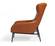Divani Casa Susan Modern Orange Leatherette Lounge Chair by VIG Furniture