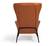 Divani Casa Susan Modern Orange Leatherette Lounge Chair by VIG Furniture