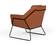 Modrest Jennifer - Industrial Brown Eco - Leather Accent Chair by VIG Furniture