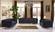 Divani Casa Delilah - Modern Black Fabric Loveseat by VIG Furniture