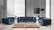 Divani Casa Delilah Modern Blue Fabric Loveseat by VIG Furniture