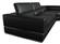 Divani Casa Pella - Modern Black Italian Bonded Leather U Shaped Sectional Sofa by VIG Furniture