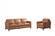 Divani Casa Naylor Modern Brown Italian Leather Split Chair by VIG Furniture