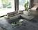 Coronelli Collezioni Sunset - Contemporary Italian Grey Leather Right Facing Chaise Sectional Sofa by VIG Furniture
