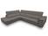 Coronelli Collezioni Viola - Italian Contemporary Grey Leather Left Facing Chaise Sectional Sofa by VIG Furniture