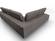 Coronelli Collezioni Viola - Italian Contemporary Grey Leather Left Facing Chaise Sectional Sofa by VIG Furniture