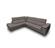 Coronelli Collezioni Viola - Italian Contemporary Grey Leather Left Facing Chaise Sectional Sofa by VIG Furniture