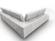 Coronelli Collezioni Viola - Italian Contemporary Light Grey Leather Left Facing Chaise Sectional Sofa by VIG Furniture