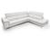 Coronelli Collezioni Viola - Italian Contemporary Light Grey Leather Right Facing Chaise Sectional Sofa by VIG Furniture