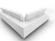 Coronelli Collezioni Viola - Italian Contemporary White Leather Left Facing Chaise Sectional Sofa by VIG Furniture