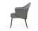 Modrest Cora - Modern Grey Fabric & Leatherette Dining Chair by VIG Furniture