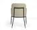 Modrest Brady - Modern Black Metal + Greige Vegan Leather Dining Chair by VIG Furniture