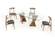 Modrest Corbin Modern Walnut & Glass Dining Table by VIG Furniture