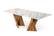 Modrest Cadence - Modern Walnut & Marble Dining Table by VIG Furniture