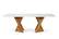 Modrest Cadence - Modern Walnut & Marble Dining Table by VIG Furniture