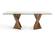 Modrest Corbin Modern Walnut & Glass Dining Table by VIG Furniture