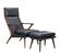 Modrest Fulton Modern Black Lounge Chair & Ottoman by VIG Furniture