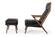 Modrest Fulton Modern Black Lounge Chair & Ottoman by VIG Furniture