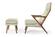 Modrest Fulton - Modern Beige Lounge Chair & Ottoman by VIG Furniture