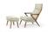 Modrest Fulton - Modern Beige Lounge Chair & Ottoman by VIG Furniture