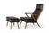 Modrest Fulton Modern Black Lounge Chair & Ottoman by VIG Furniture