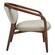 Modrest Deana - Mid Century Beige & Walnut Accent Chair by VIG Furniture