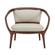Modrest Deana - Mid Century Beige & Walnut Accent Chair by VIG Furniture