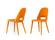 Eugene - Modern Orange Fabric Dining Chair (Set of 2) by VIG Furniture