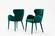Modrest Tigard Modern Green Fabric Dining Chair by VIG Furniture