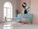 Divani Casa Mosko - Modern Light Green & Gold Fabric Sofa by VIG Furniture