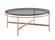 Modrest Bradford - Modern Smoked Glass & Rosegold Coffee Table by VIG Furniture