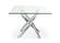 Modrest Pyrite Modern Rectangular Glass Dining Table by VIG Furniture