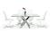Modrest Pyrite Modern Rectangular Glass Dining Table by VIG Furniture