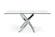 Modrest Pyrite Modern Rectangular Glass Dining Table by VIG Furniture