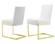 Modrest Batavia - Modern White/Gold Dining Chair (Set of 2) by VIG Furniture