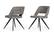 Modrest Palmer - Modern Grey Fabric Dining Chair (Set of 2) by VIG Furniture