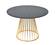 Modrest Holly Modern Black & Gold Round Dining Table by VIG Furniture