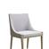 Modrest Fairview - Modern Grey & Brass Dining Chair by VIG Furniture