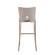 Modrest Burton - Glam Grey Fabric + Brass Bar Stool (Set of 2) by VIG Furniture