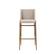 Modrest Mimi - Contemporary Beige & Brass Bar Stool (Set of 2) by VIG Furniture