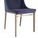 Modrest Mimi - Contemporary Blue Velvet & Antique Brass Dining Chair (Set of 2) by VIG Furniture