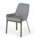 Modrest Ganon - Modern Grey & Antique Brass Dining Chair by VIG Furniture