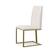 Modrest Frankie - Contemporary White & Gold Dining Chair by VIG Furniture