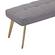 Modrest Cici - Contemporary Grey & Antique Brass Bench by VIG Furniture