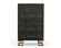 Modrest Howard - Modern Shagreen Grey Leatherette & Gold Chest by VIG Furniture