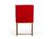 Modrest Barker - Modern Burnt Orange & Brush Gold Dining Chair (Set of 2) by VIG Furniture