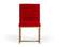 Modrest Barker - Modern Burnt Orange & Brush Gold Dining Chair (Set of 2) by VIG Furniture