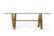 Modrest Dandy - Modern Golden & Glass Dining Table by VIG Furniture