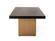Modrest Perret - Large Glam Black Ash + Brushed Brass Dining Table by VIG Furniture